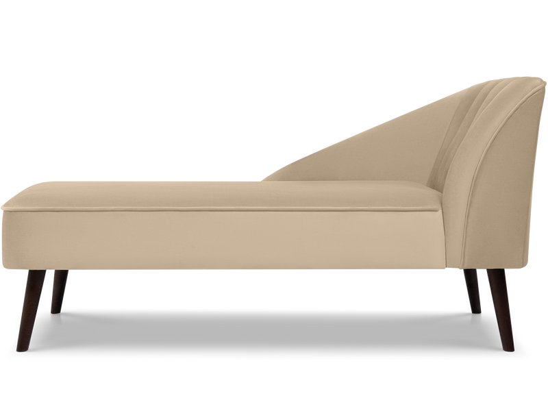 Кушетка Мона Велюр Бежевый