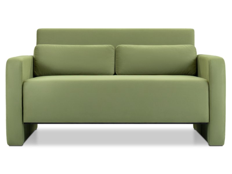 Диван прямой Ланер-Мини 120 Велюр Оливковый
