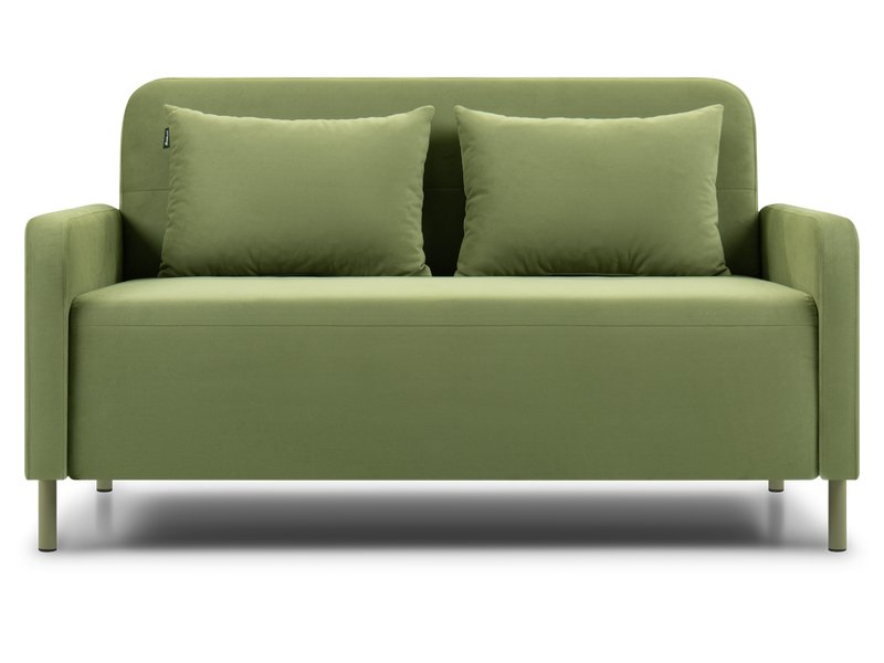 Диван прямой Филс-Мини 120 Велюр Оливковый