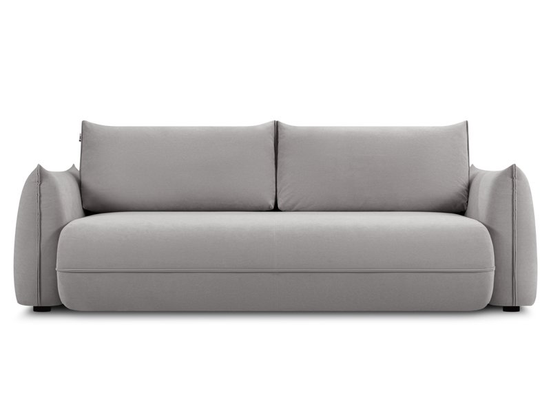 Диван прямой Терм Велюр Светло-серый