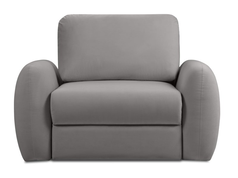 Кресло модульное Полан Велюр Светло-серый