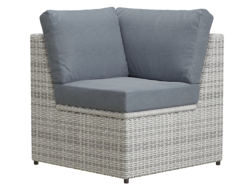 Угловое кресло Брайт Рогожка Серый