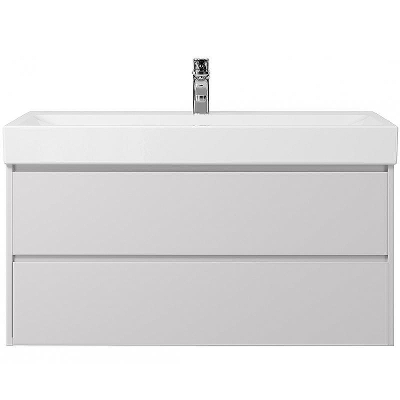 Тумба под раковину Creto Scala 100 3-1079W подвесная Белая глянцевая