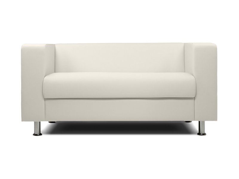 Диван прямой Эрвин-2 Экокожа Молочный