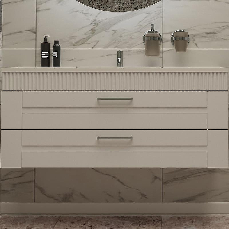 Тумба с раковиной SanVit Турин-2 120 kturin2120 подвесная Белая