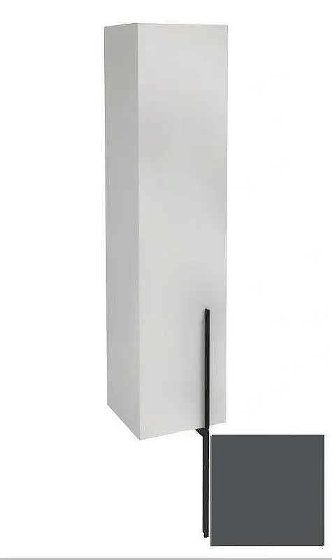 Шкаф пенал Jacob Delafon Nouvelle Vague 35 L EB3047G-442 подвесной цвет Серый антрацит лак