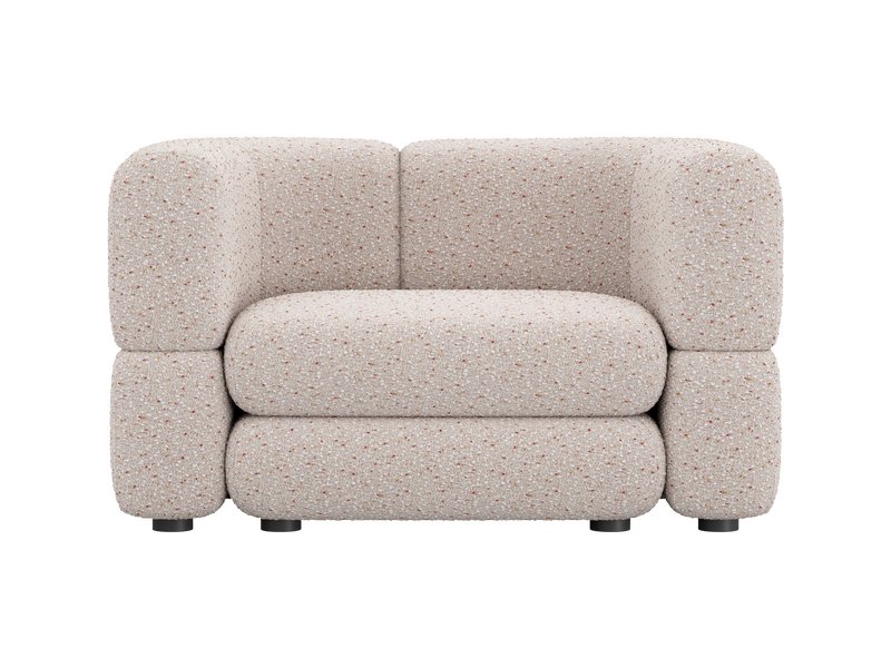 Кресло Брера Букле Кремовый