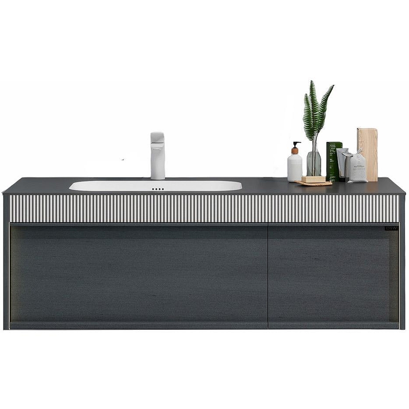 Тумба с раковиной Black&White Universe U950.1200 120 9501200 подвесная Antique Grey