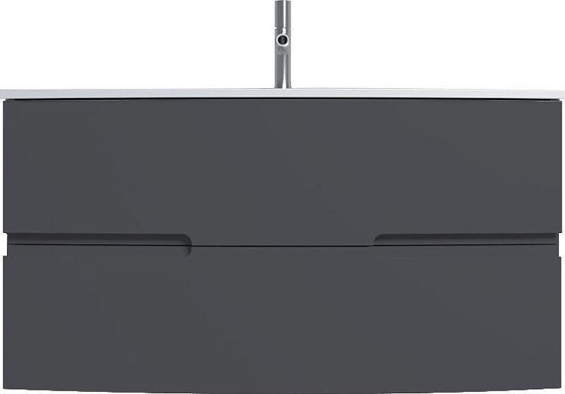 Тумба под раковину Jacob Delafon Nona 100 EB1889RU-442 подвесная цвет Серый антрацит