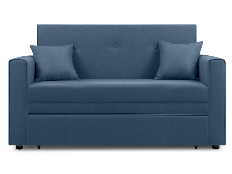 Диван прямой Види Рогожка Синий