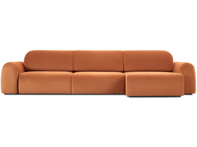 Диван угловой Лилт-2 Велюр Терракотовый